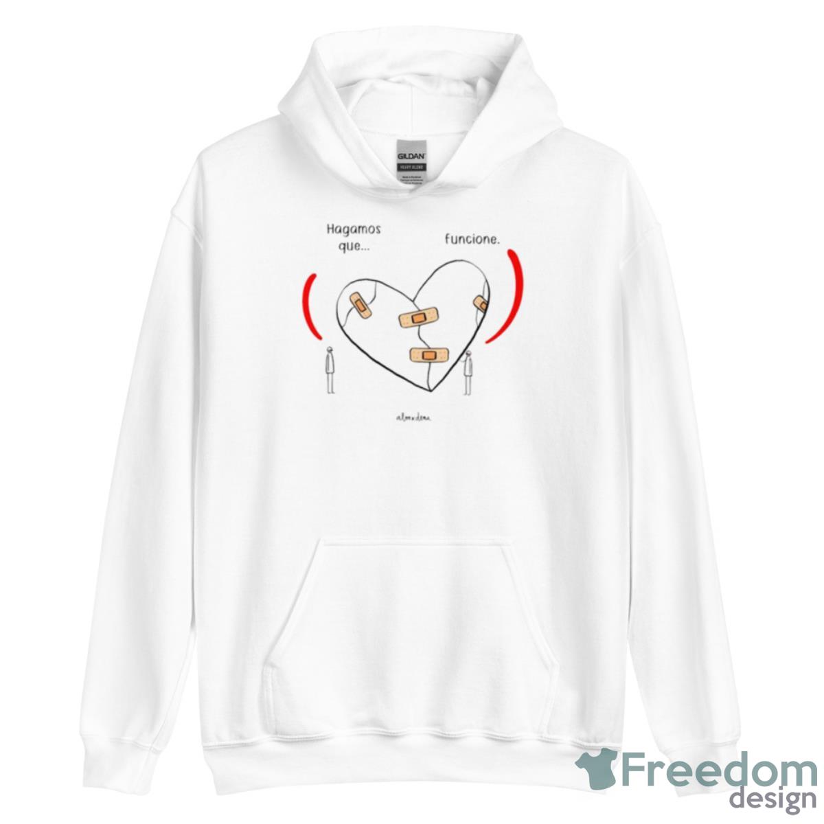 Elcorazonoff Hagamos Que Funcione Alm Dena Shirt - Unisex Heavy Blend Hooded Sweatshirt