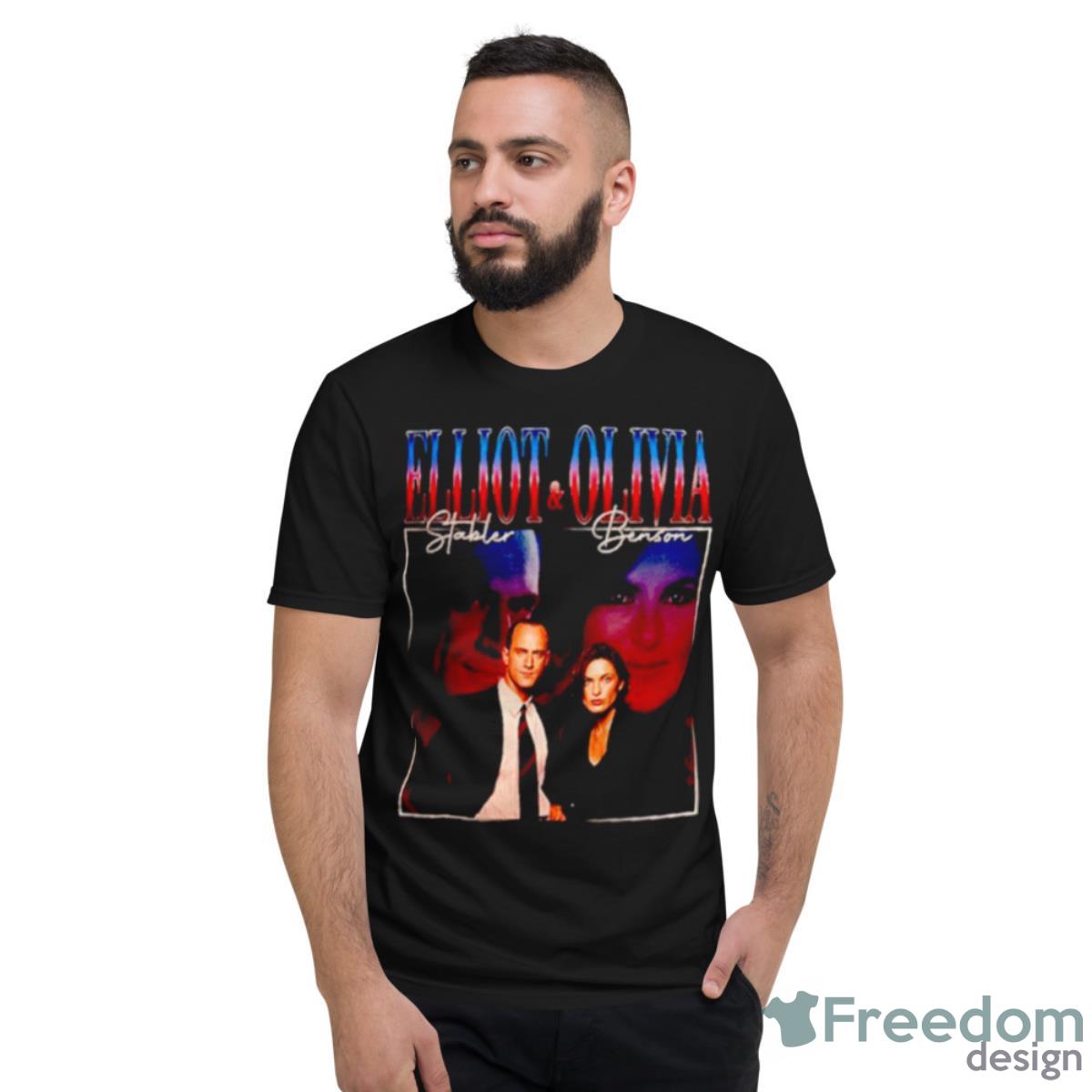 Elliot And Olivia Retro 90s Movie Fan Shirt - Short Sleeve T-Shirt
