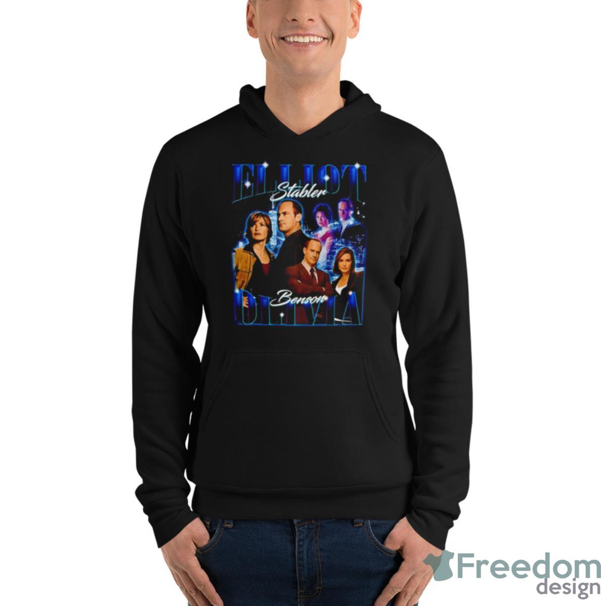 Elliot Stabler Benson Olivia Shirt image Elliot Stabler Benson Olivia Shirt - Unisex Fleece Pullover Hoodie