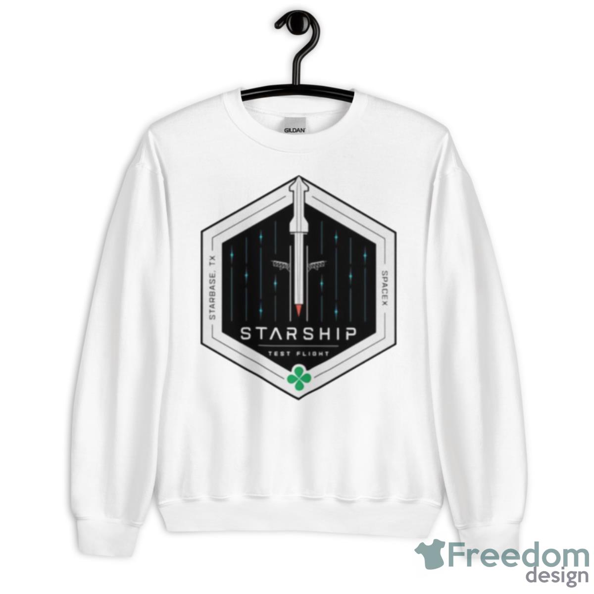 Elon Musk Starship Test Flight Starbase Shirt - Unisex Heavy Blend Crewneck Sweatshirt