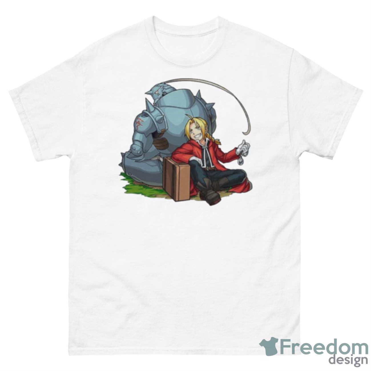 Elric Brothers Fullmetal Alchemist Shirt - 500 Men’s Classic Tee Gildan