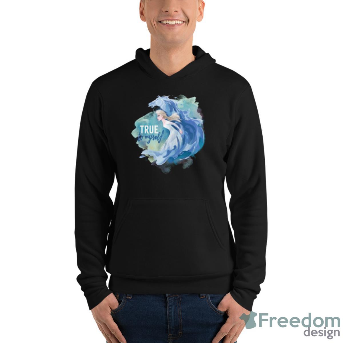Elsa & The Nokk True To Myself Frozen Shirt - Unisex Fleece Pullover Hoodie Elsa & The Nokk True To Myself Frozen Shirt - Unisex Fleece Pullover Hoodie