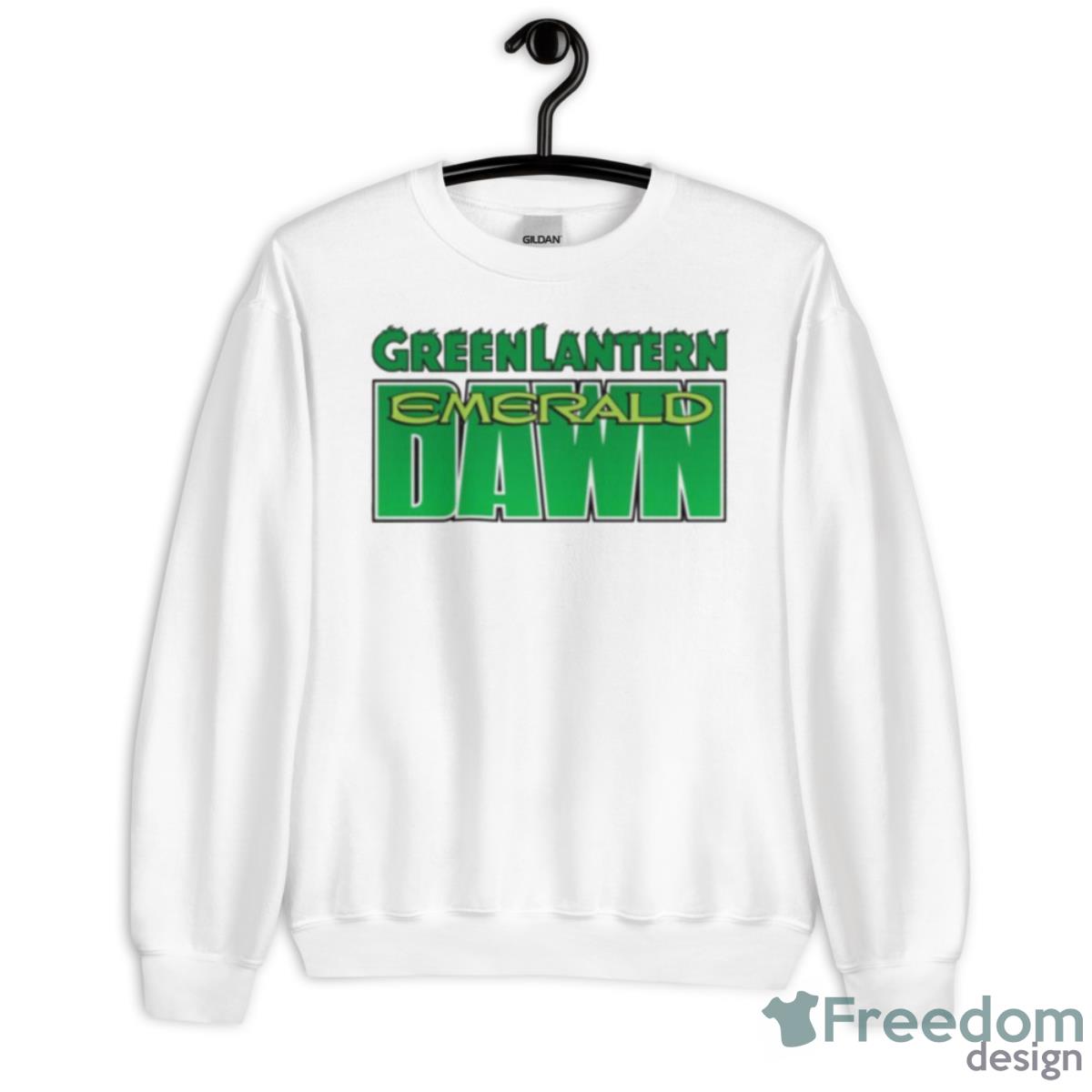 Emerald Dawn Logo Green Lantern Shirt - Unisex Heavy Blend Crewneck Sweatshirt