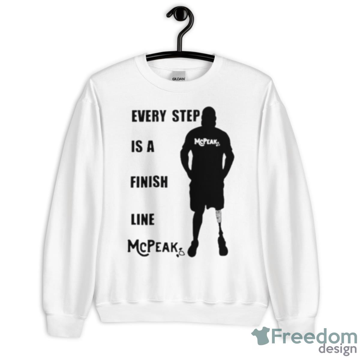 Every Step Is A Finish Line Mcpeak Shirt - Unisex Heavy Blend Crewneck Sweatshirt