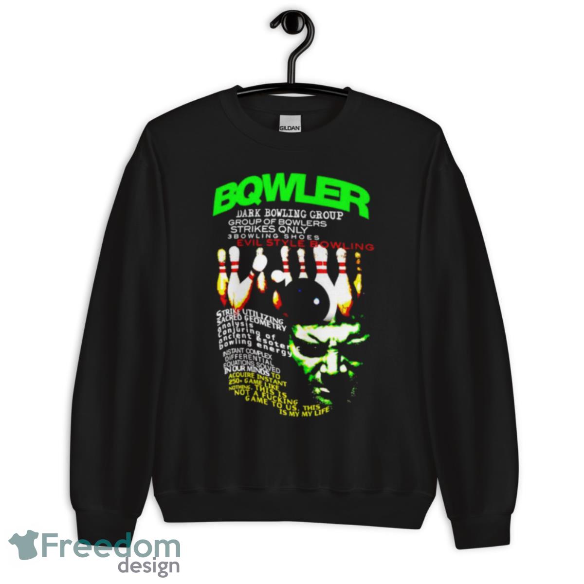 Evil Style Bowling League Shirt image Evil Style Bowling League Shirt - Unisex Crewneck Sweatshirt