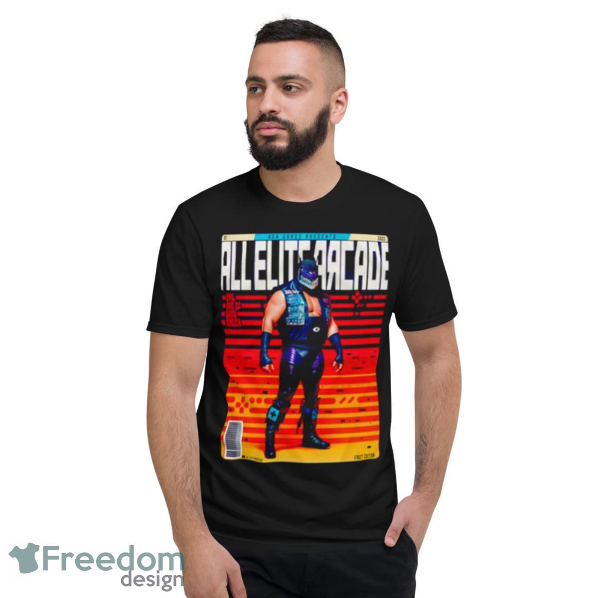 Evil Uno First Edition AEW Arcade Shirt - Short Sleeve T-Shirt