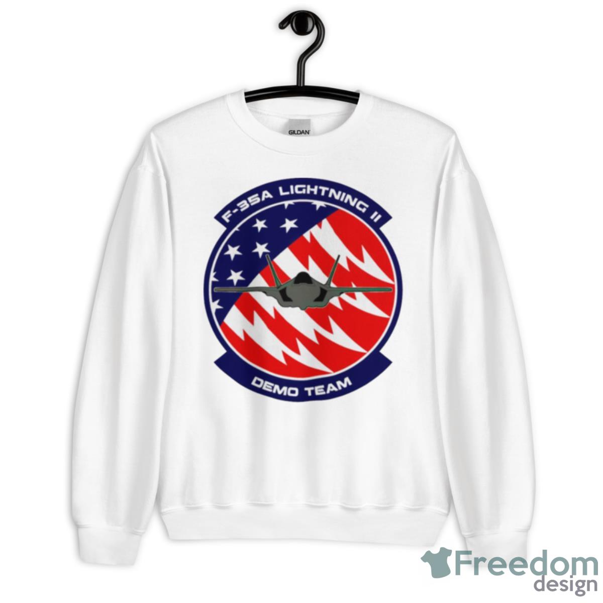 F 35A Lighting II Demo Team Shirt - Unisex Heavy Blend Crewneck Sweatshirt