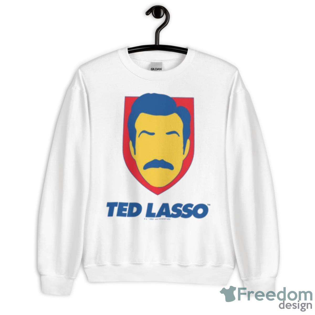 Face Icon Ted Lasso Shirt - Unisex Heavy Blend Crewneck Sweatshirt