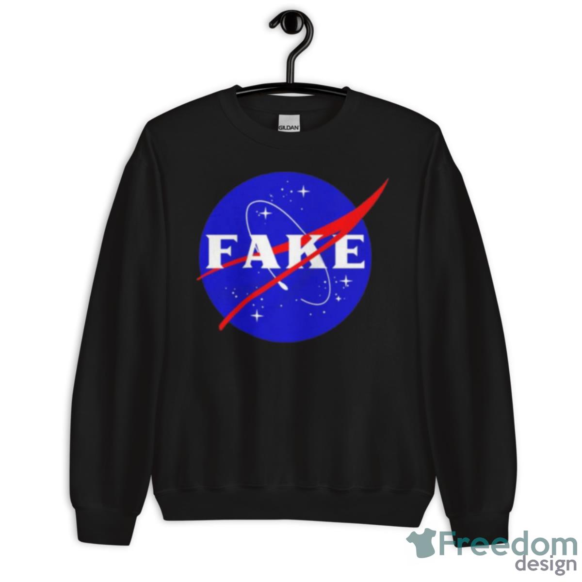 Fake Nasa Shirt - Unisex Crewneck Sweatshirt