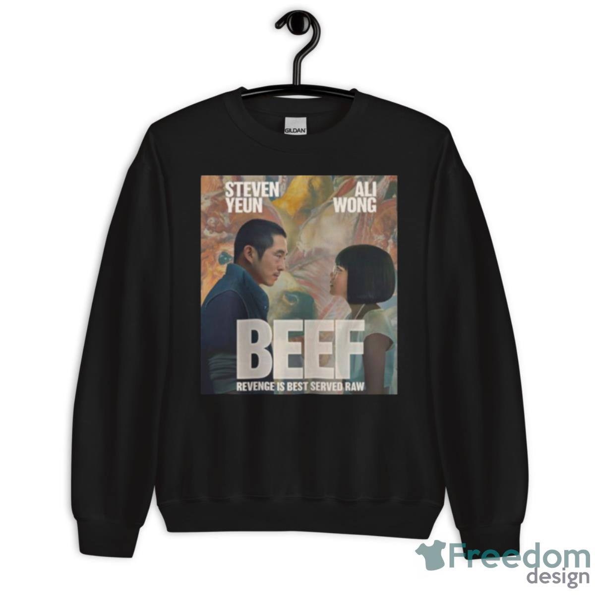 Fanart Beef Movie Beef Netflix Shirt - Unisex Crewneck Sweatshirt