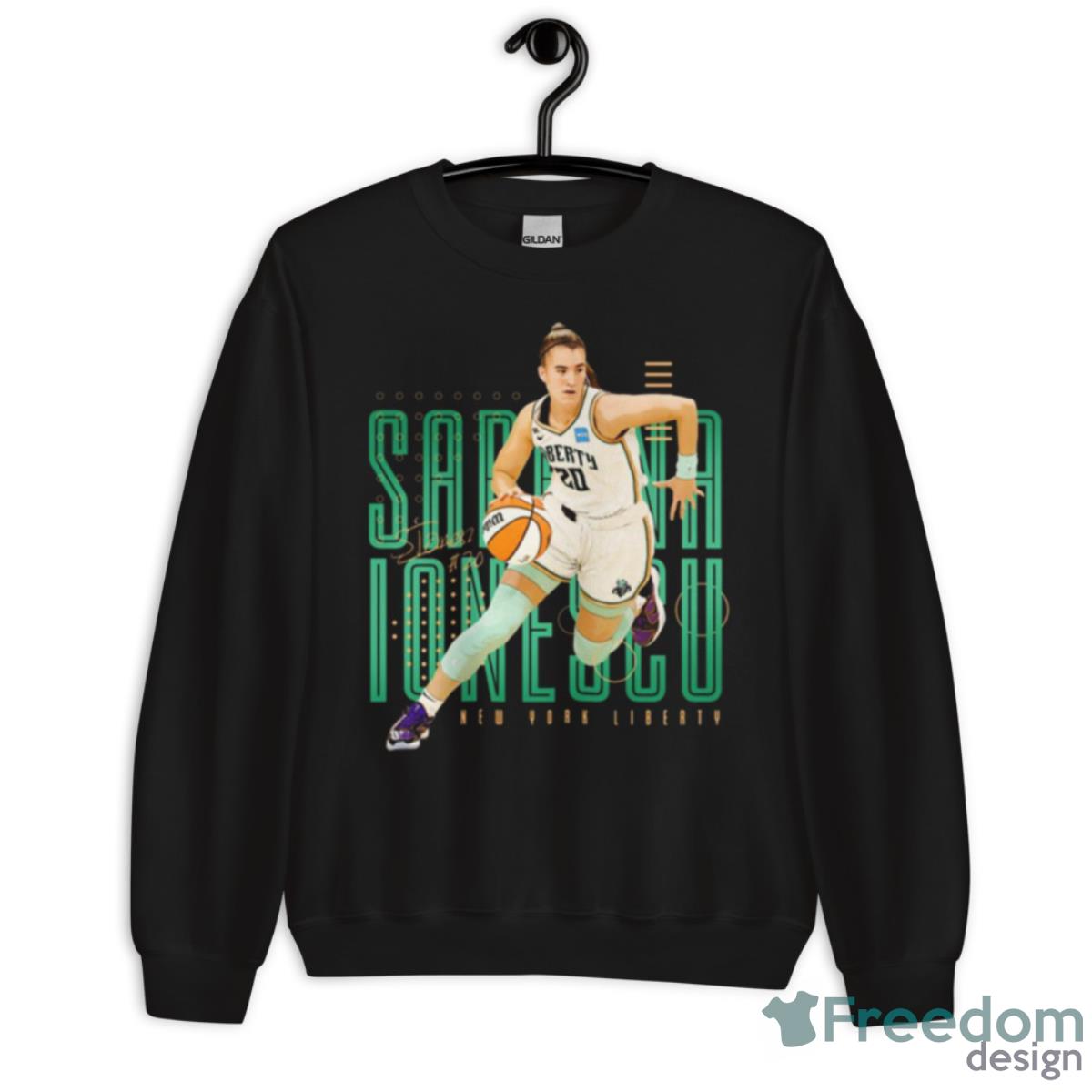 Fanart Sabrina Ionescu Shirt image Fanart Sabrina Ionescu Shirt - Unisex Crewneck Sweatshirt
