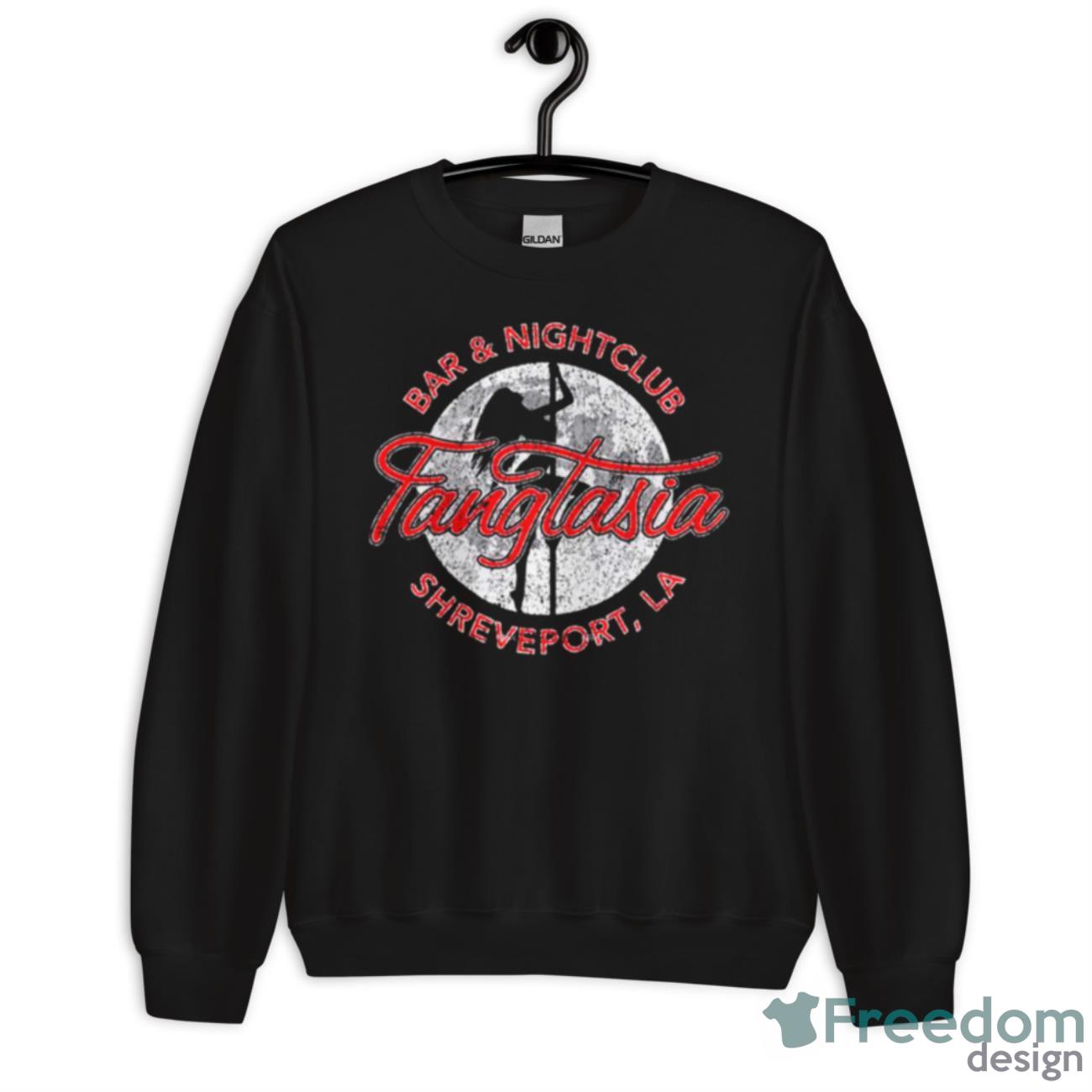 Fangtasia Bar & Nightclub True Blood Shirt - Unisex Crewneck Sweatshirt Fangtasia Bar & Nightclub True Blood Shirt - Unisex Crewneck Sweatshirt