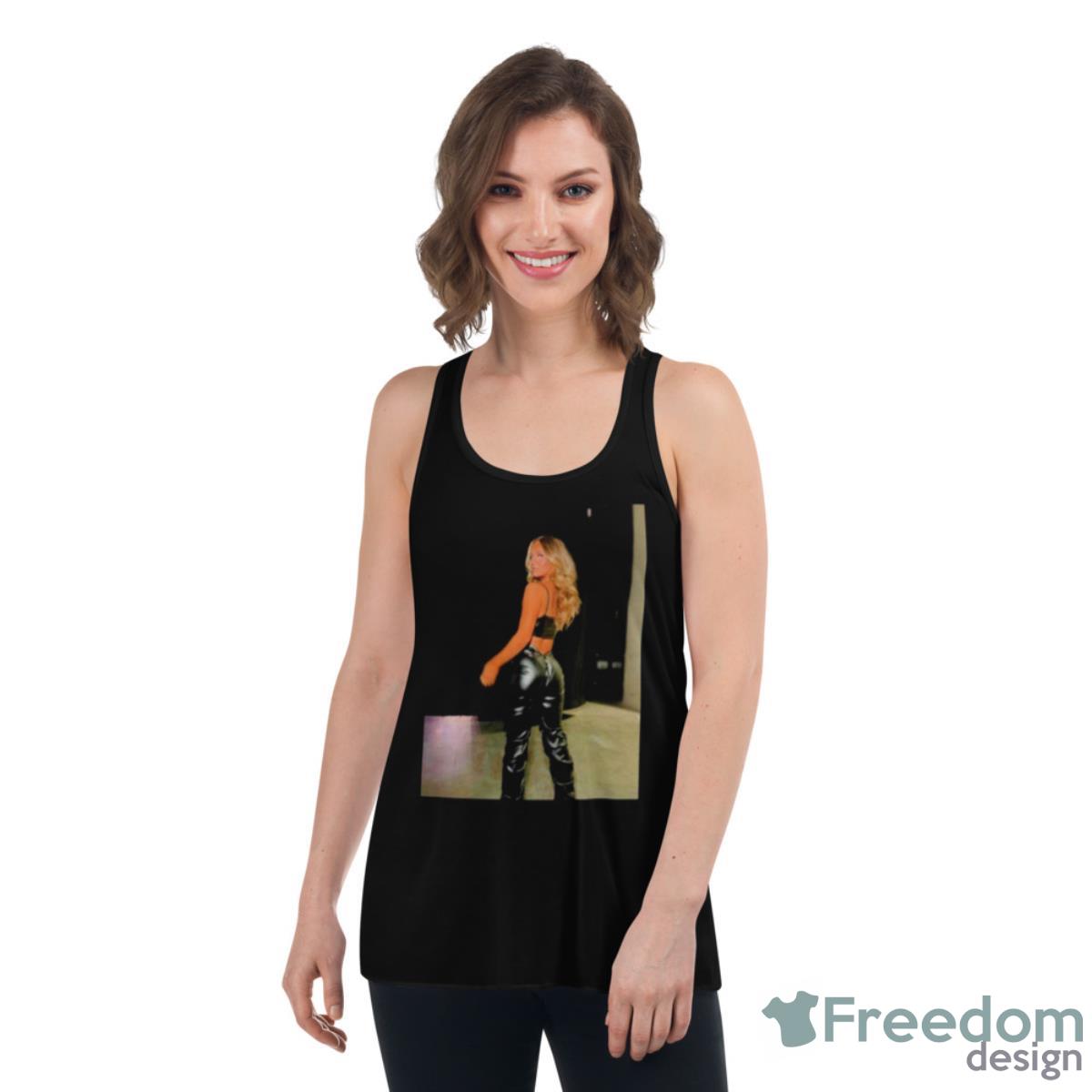 Fat Ass Bad Attitude Shirt - Womens Flowy Racerback Tank Fat Ass Bad Attitude Shirt - Womens Flowy Racerback Tank