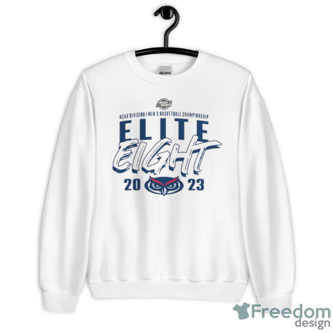 FAU Owls Elite Eight 2023 NCAA Men’s Basketball Tournament March Madness Team Shirt - Unisex Heavy Blend Crewneck Sweatshirt