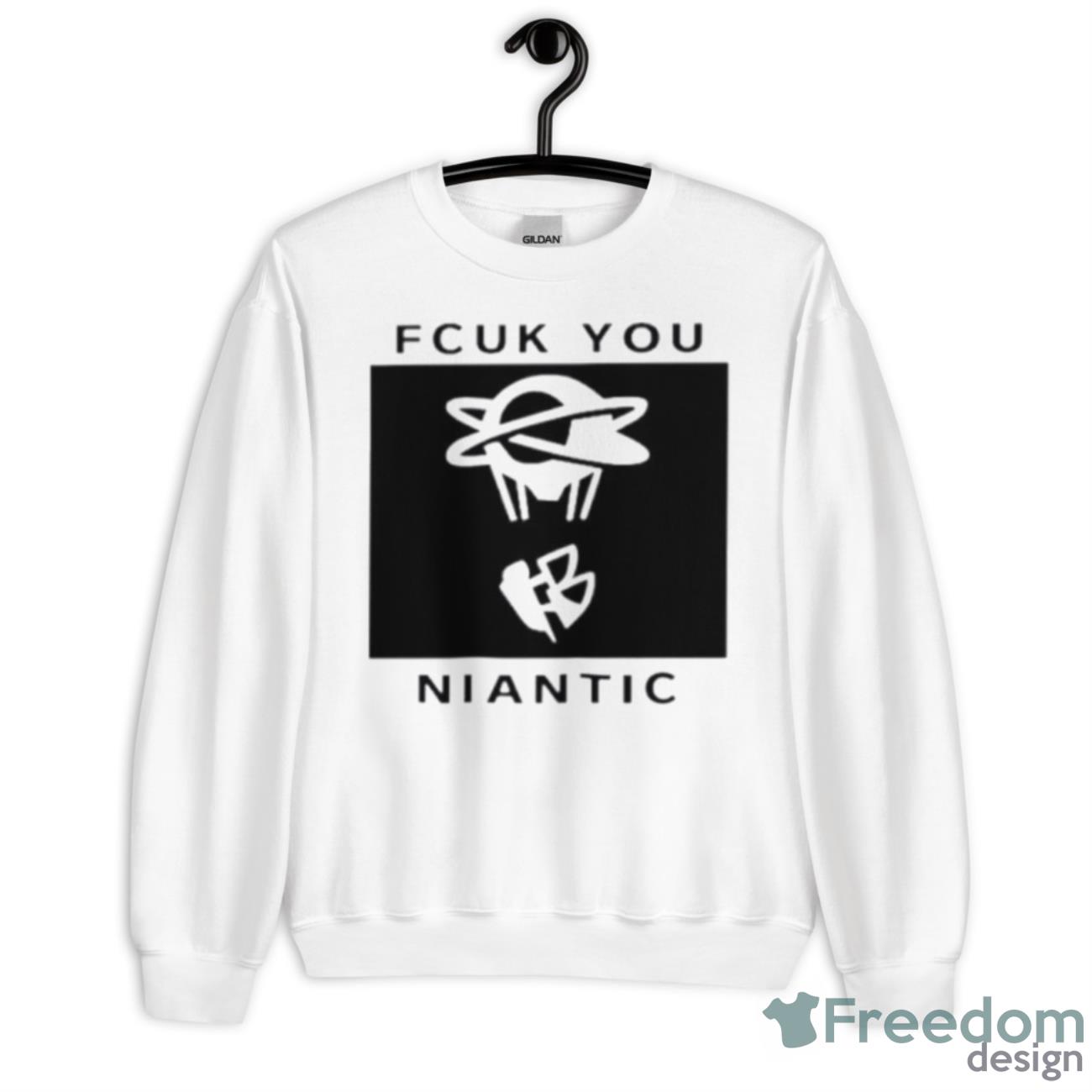 Fcuk You Niantic Shirt - Unisex Heavy Blend Crewneck Sweatshirt