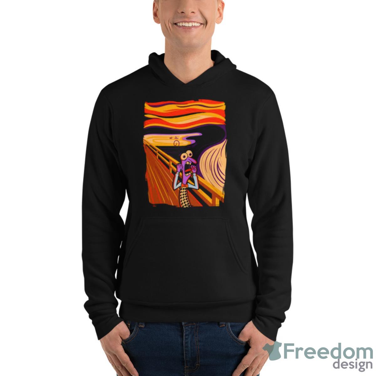 Fear Scream Inside Out Van Gogh Shirt - Unisex Fleece Pullover Hoodie Fear Scream Inside Out Van Gogh Shirt - Unisex Fleece Pullover Hoodie
