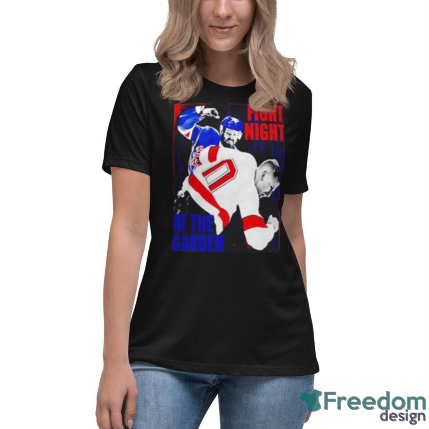 Fight Night At The Garden Shirt - Womens Relaxed Short Sleeve Jersey Tee Fight Night At The Garden Shirt - Womens Relaxed Short Sleeve Jersey Tee