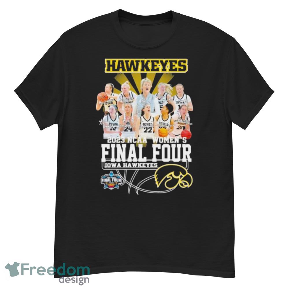 Final Four 2023 Ncaa Women’s Basketball Iowa Hawkeyes Signatures Shirt - Unisex Crewneck Sweatshirt