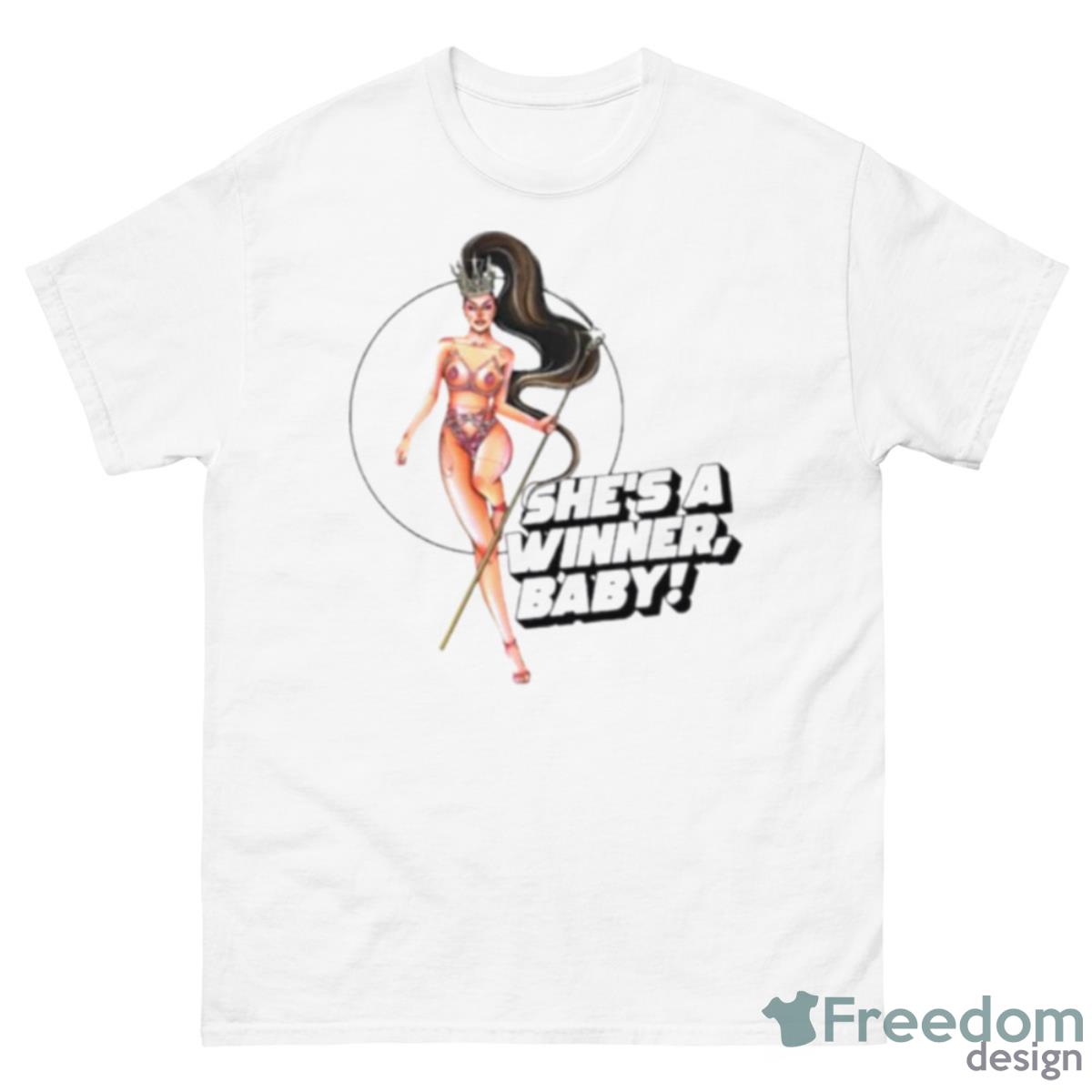 Finale She’s A Winner Baby Shirt - 500 Men’s Classic Tee Gildan