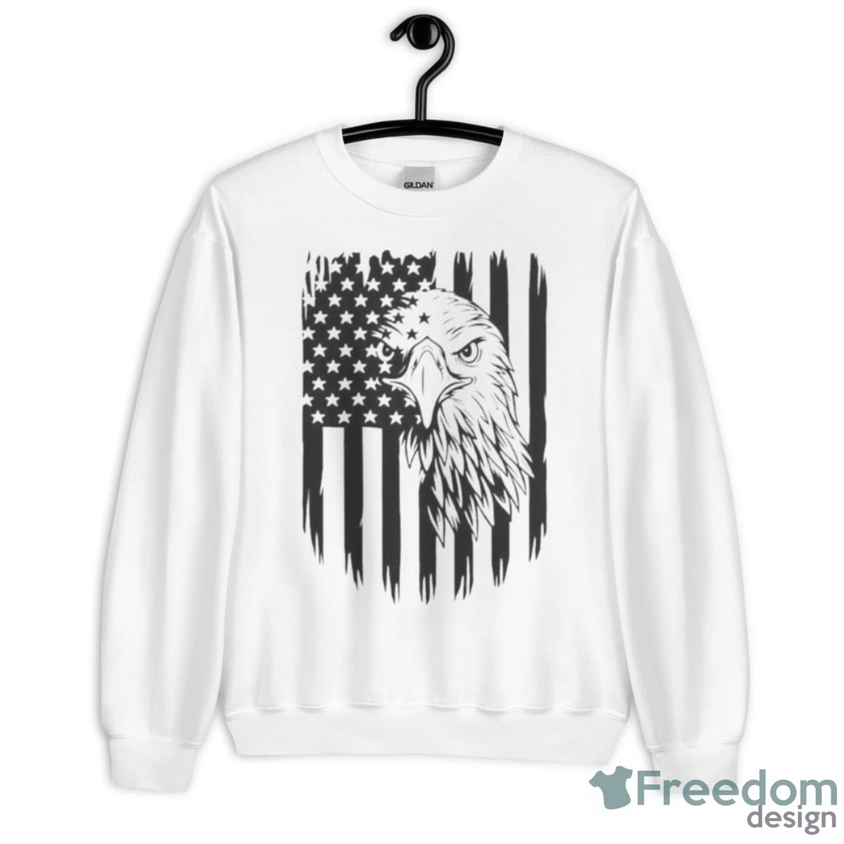 Flag Eagle MAGA Shirt - Unisex Heavy Blend Crewneck Sweatshirt