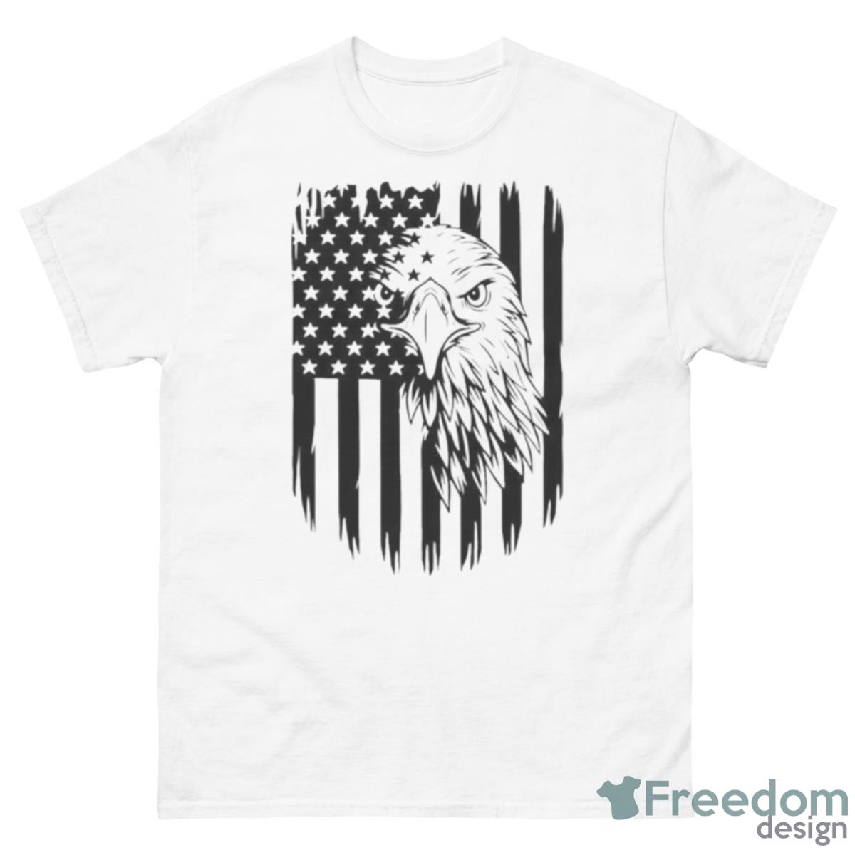 Flag Eagle MAGA Shirt - 500 Men’s Classic Tee Gildan