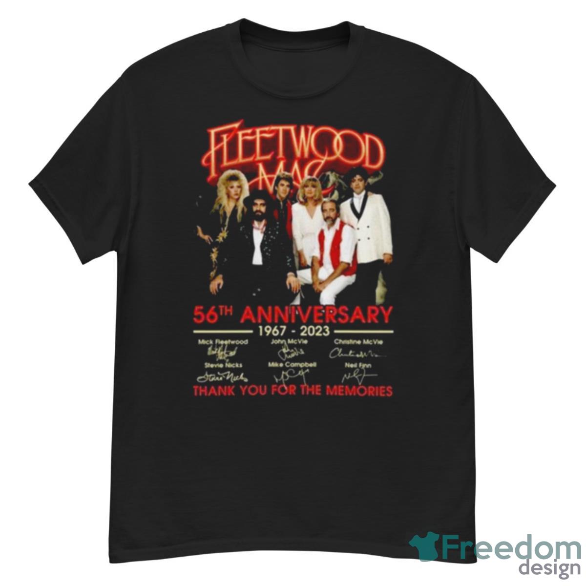 Fleetwood Mac 56tht Anniversary 1967 – 2023 Thank You For The Memories Signatures Shirt - G500 Men’s Classic T-Shirt