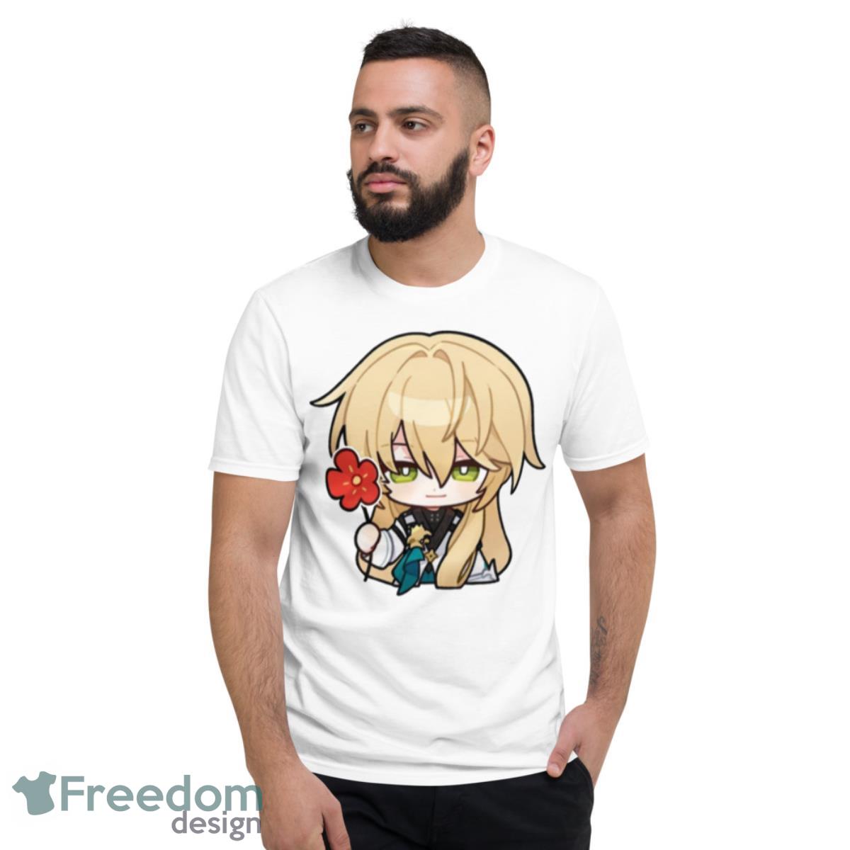 Flower Honkai Star Rail Chibi Luocha Shirt - Short Sleeve T-Shirt