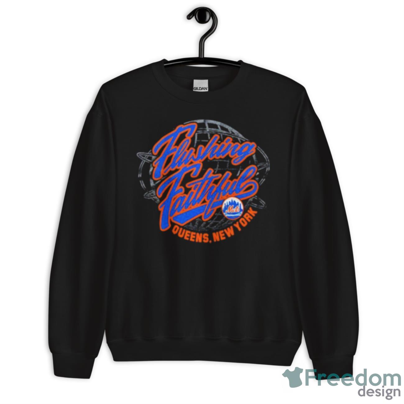 Flushing Faithful Queens New York Shirt - Unisex Crewneck Sweatshirt