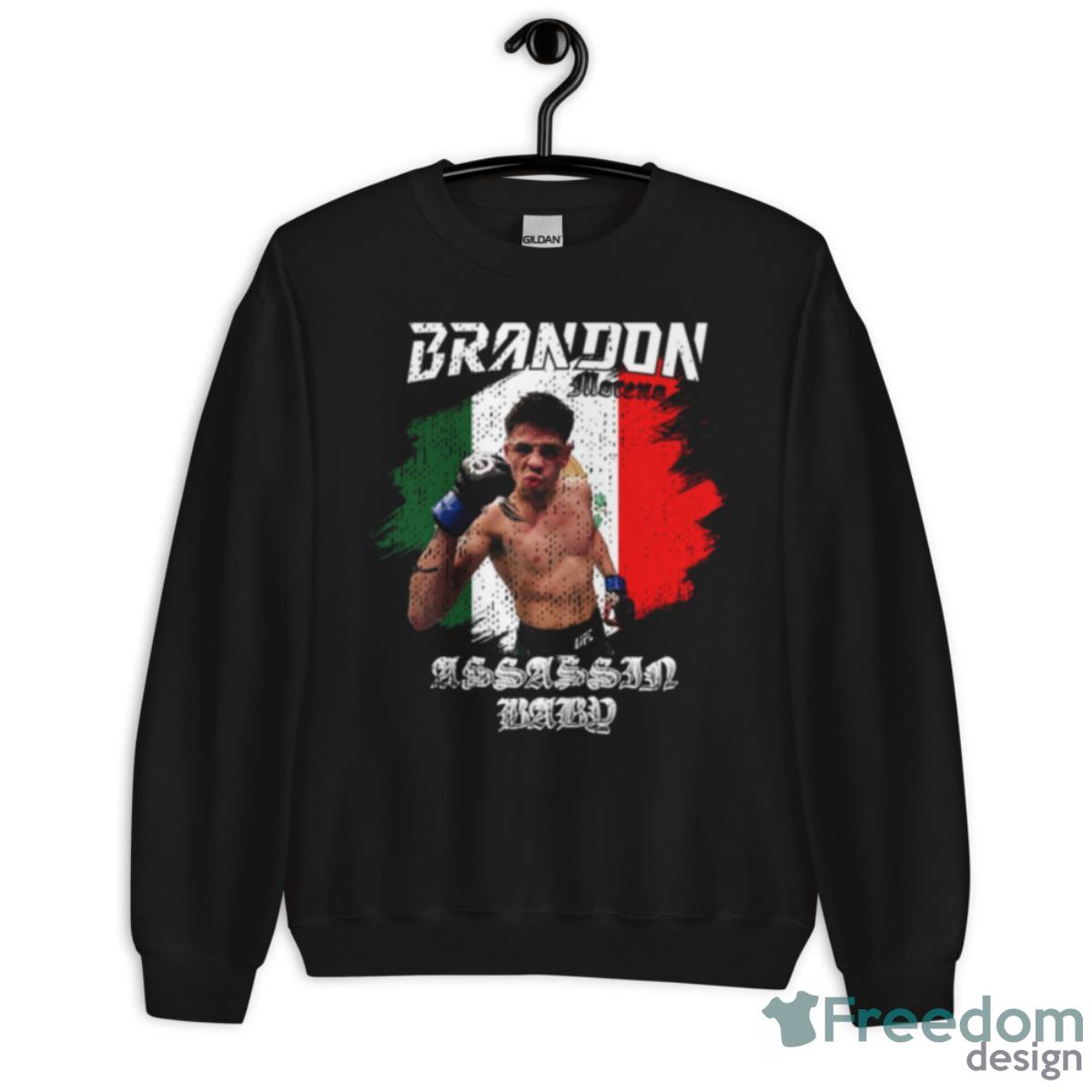 Flyweight Brandon Moreno The Assassin Baby Shirt - Unisex Crewneck Sweatshirt