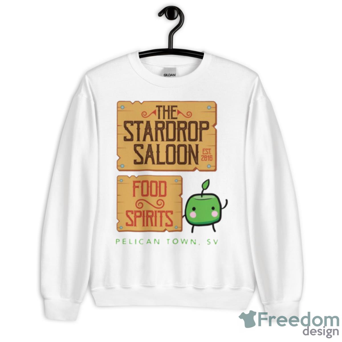 Food And Spirit Stardrop Saloon Shirt - Unisex Heavy Blend Crewneck Sweatshirt