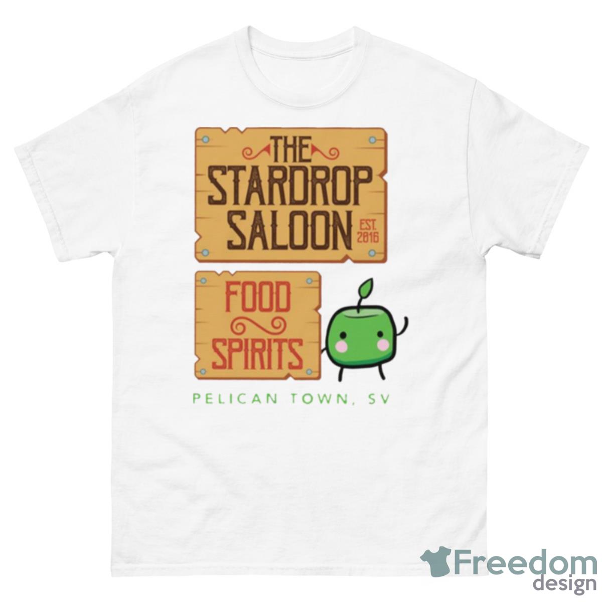 Food And Spirit Stardrop Saloon Shirt - 500 Men’s Classic Tee Gildan