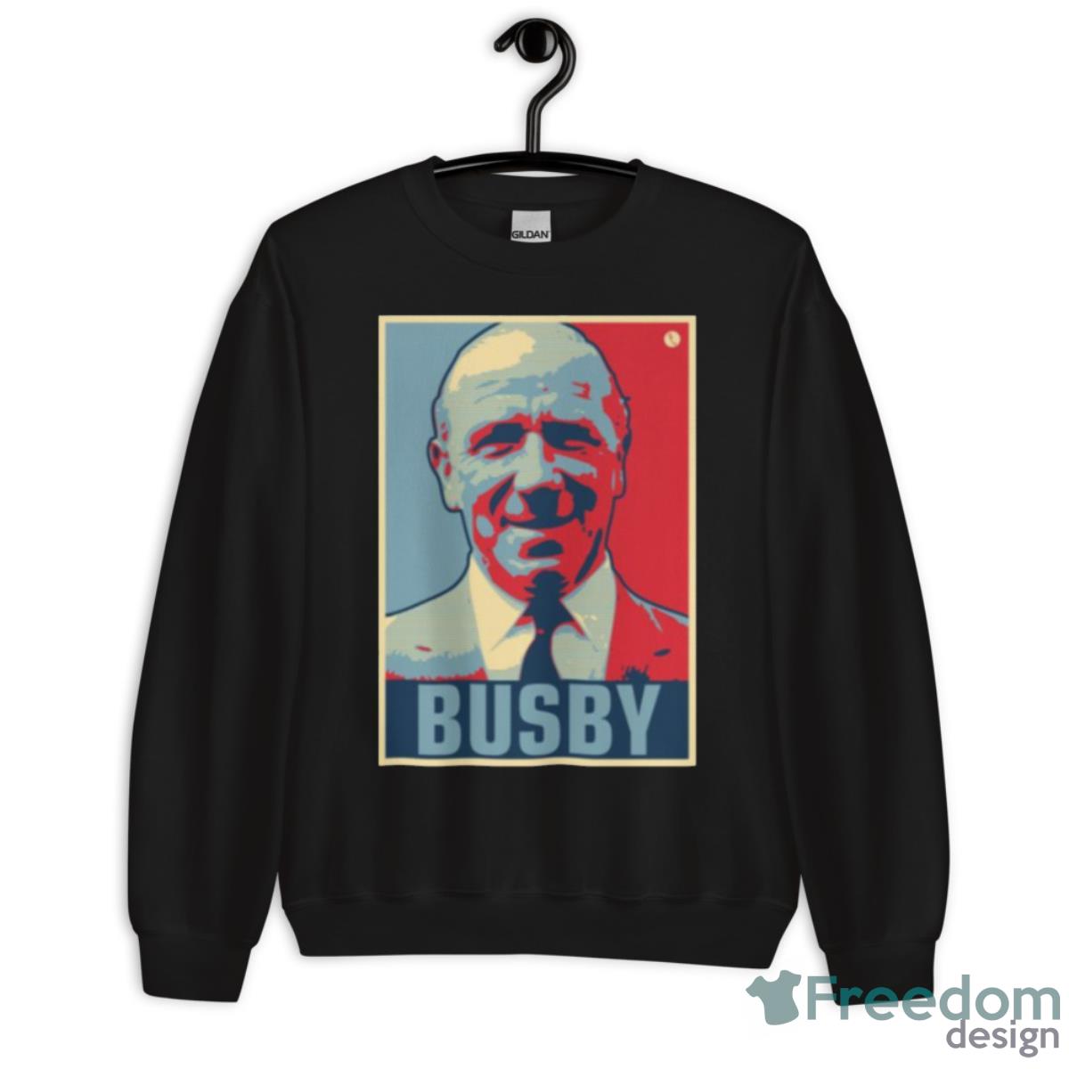 Football Legend Sir Matt Busby Shirt - Unisex Crewneck Sweatshirt