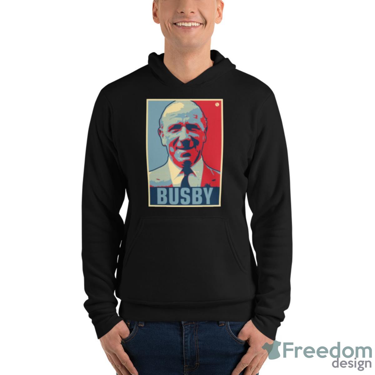 Football Legend Sir Matt Busby Shirt image Football Legend Sir Matt Busby Shirt - Unisex Fleece Pullover Hoodie
