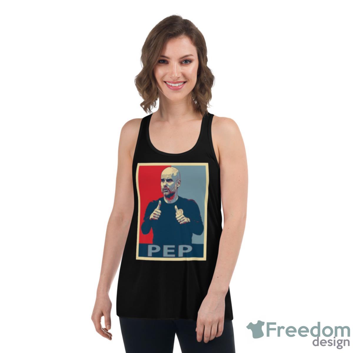 Football Manager Pep Guardiola Best Coach Shirt - Womens Flowy Racerback Tank Football Manager Pep Guardiola Best Coach Shirt - Womens Flowy Racerback Tank