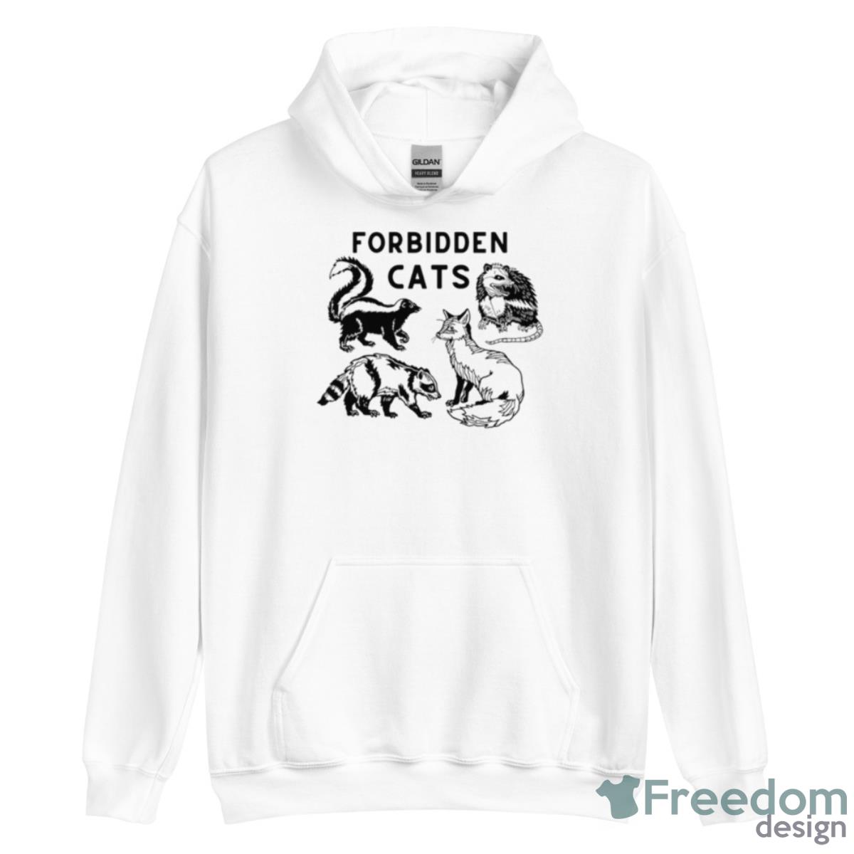Forbidden Cats Shirt image Forbidden Cats Shirt - Unisex Heavy Blend Hooded Sweatshirt