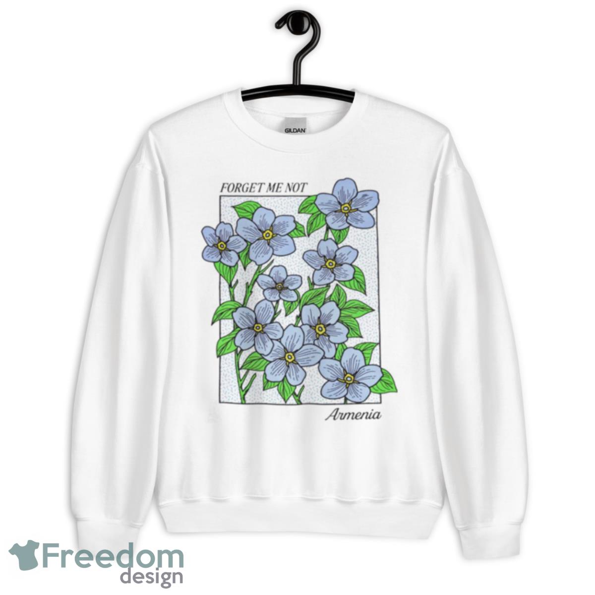 Forget Me Not Armenian Shirt image Forget Me Not Armenian Shirt - Unisex Crewneck Sweatshirt