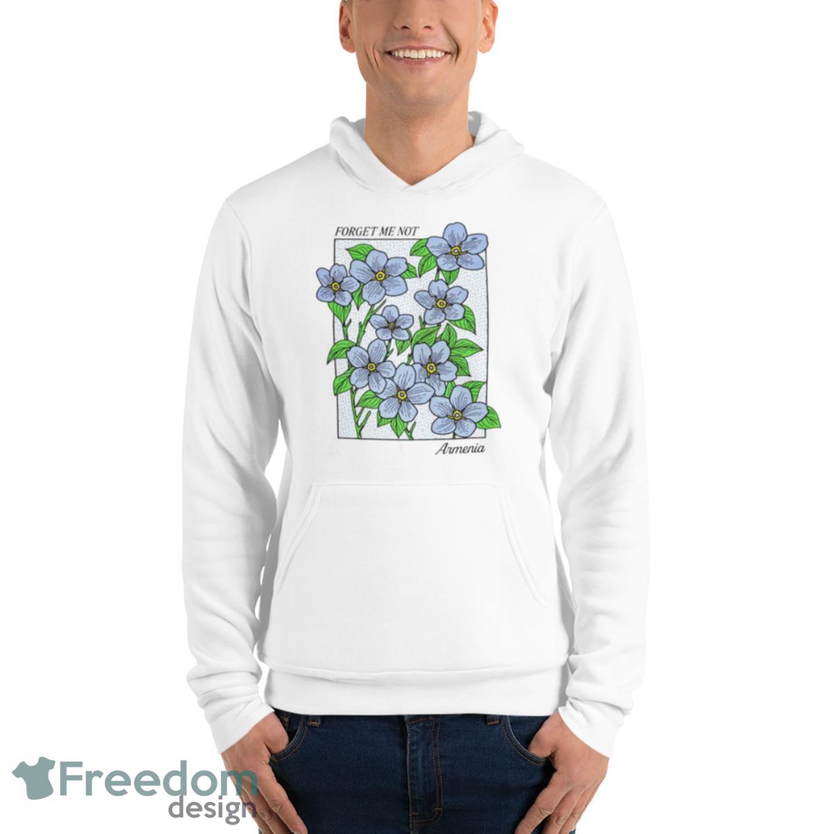 Forget Me Not Armenian Shirt - Unisex Fleece Pullover Hoodie Forget Me Not Armenian Shirt - Unisex Fleece Pullover Hoodie