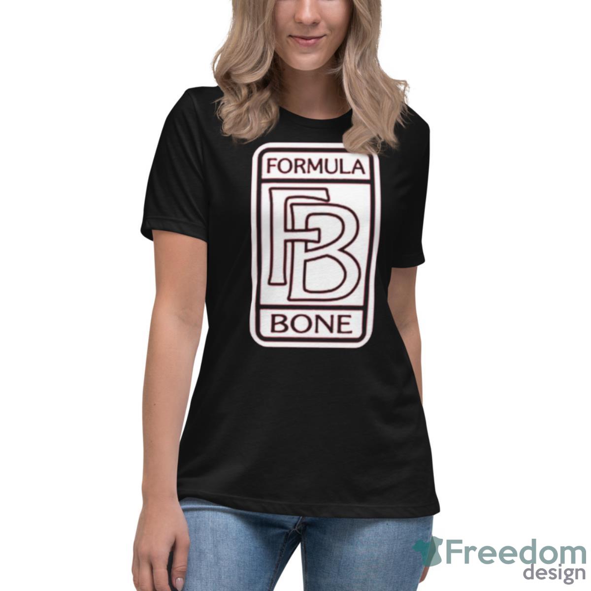 Formula Bone Flag Luxury Shirt - Womens Relaxed Short Sleeve Jersey Tee Formula Bone Flag Luxury Shirt - Womens Relaxed Short Sleeve Jersey Tee