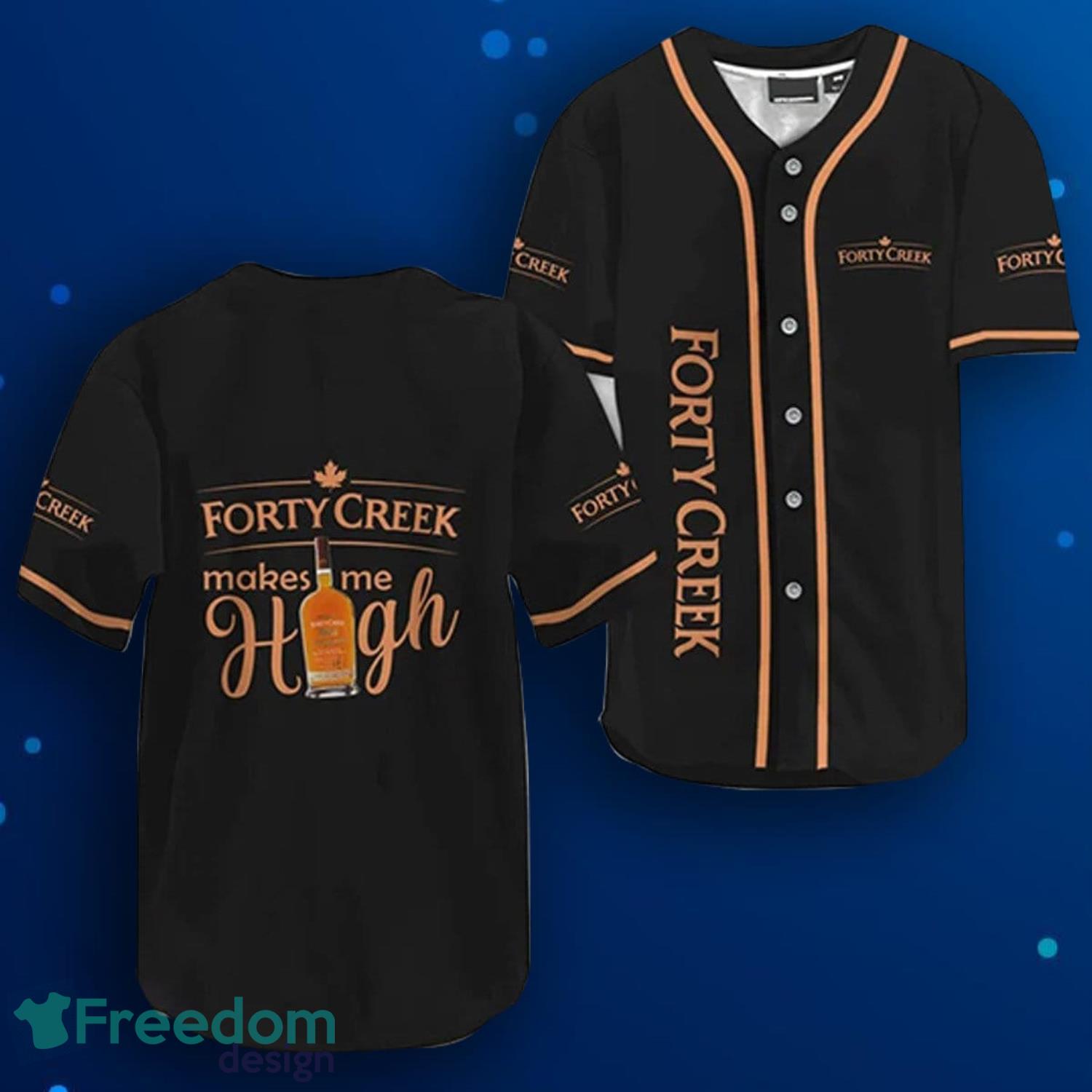 Forty Creek Whisky Make Me High Baseball Jersey Product Photo 1