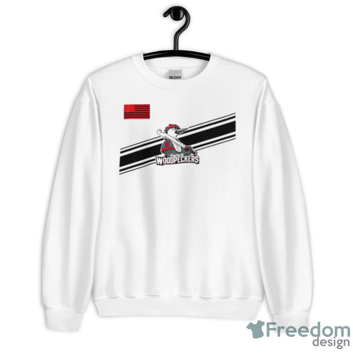 Fraytteville Woodpeckers Champion Logo Shirt - Unisex Heavy Blend Crewneck Sweatshirt