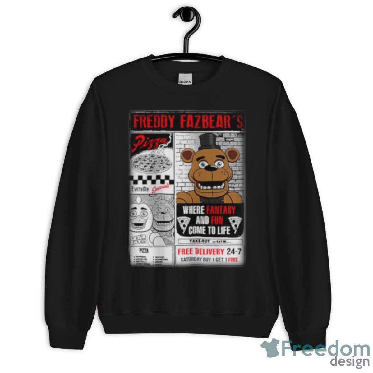 Freddy Fazbear’s Pizza Shirt - Unisex Crewneck Sweatshirt