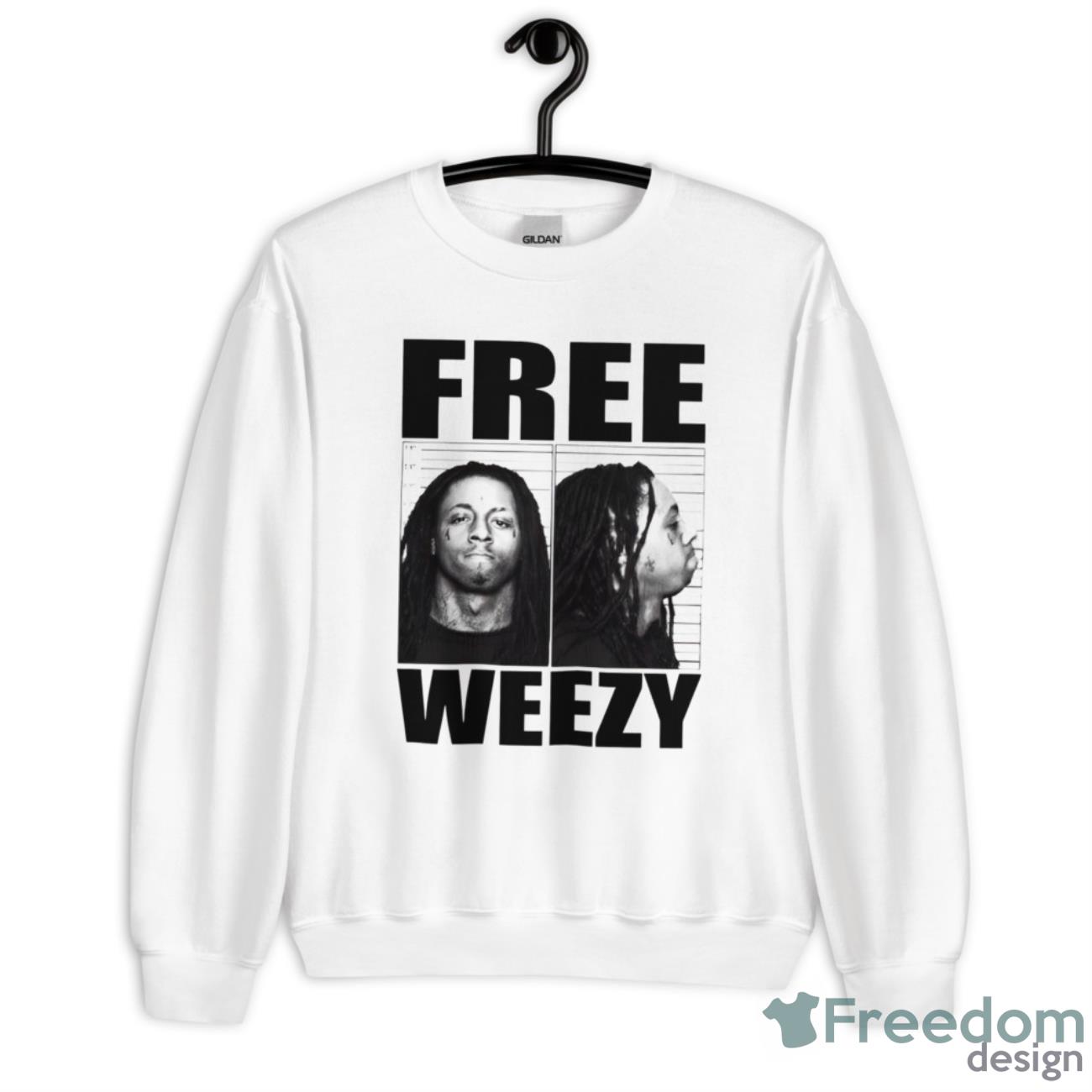 Free Weezy Shirt - Unisex Heavy Blend Crewneck Sweatshirt