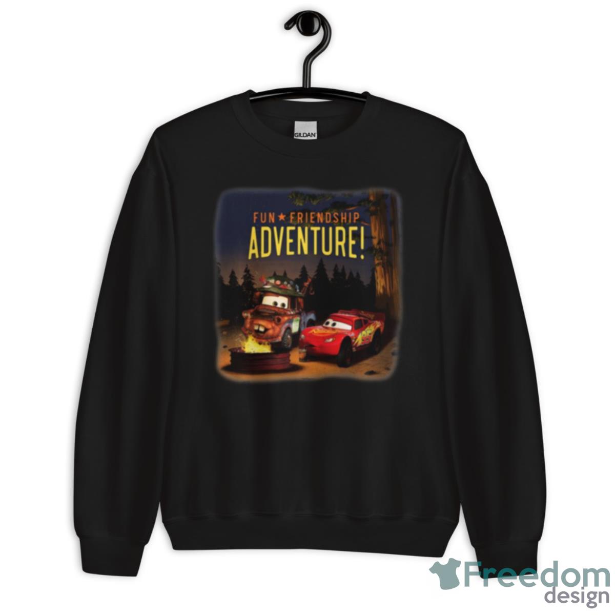 Friendship Adventure And Pixars Cars Fun Shirt - Unisex Crewneck Sweatshirt