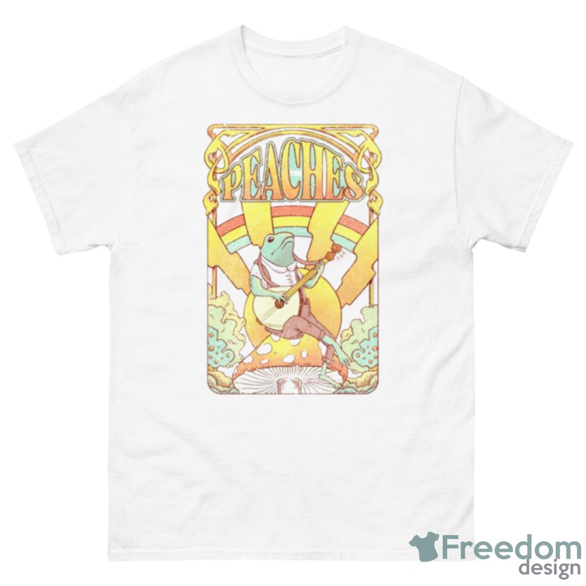 Frog The Peaches Shirt - 500 Men’s Classic Tee Gildan