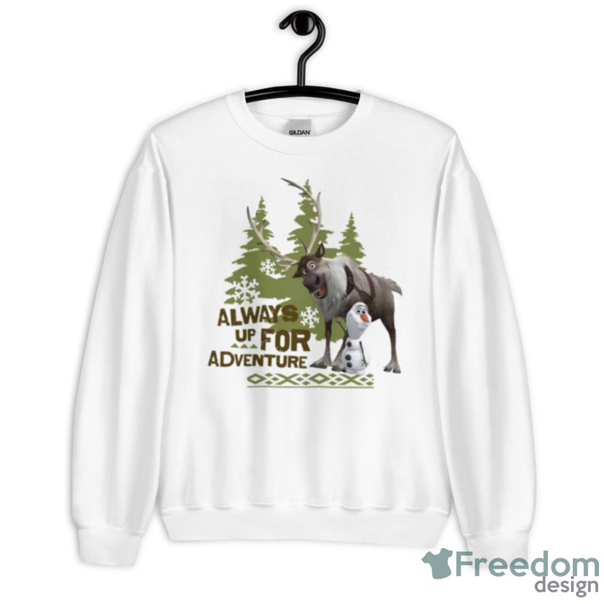 Frozen Always Up For Adventure Shirt - Unisex Heavy Blend Crewneck Sweatshirt