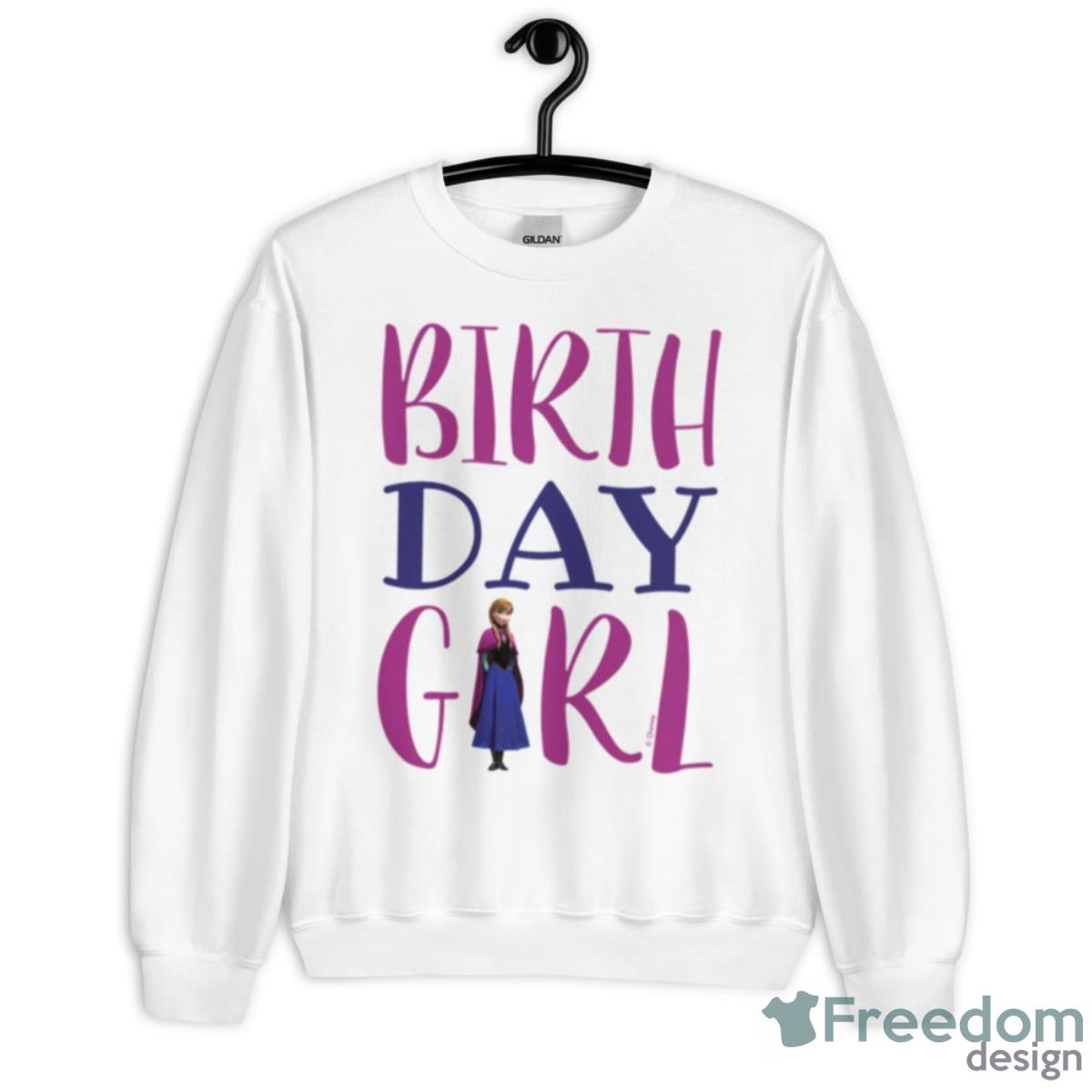 Frozen Anna Birthday Girl Shirt - Unisex Heavy Blend Crewneck Sweatshirt