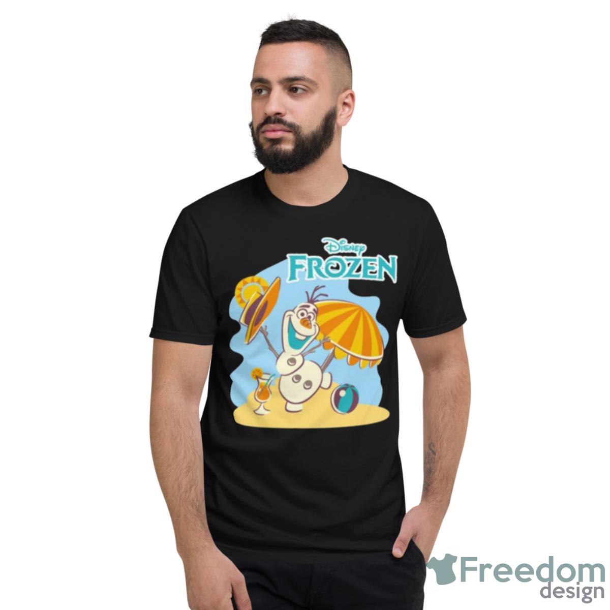 Frozen Olaf Playing On The Beach Baby Shirt - Short Sleeve T-Shirt