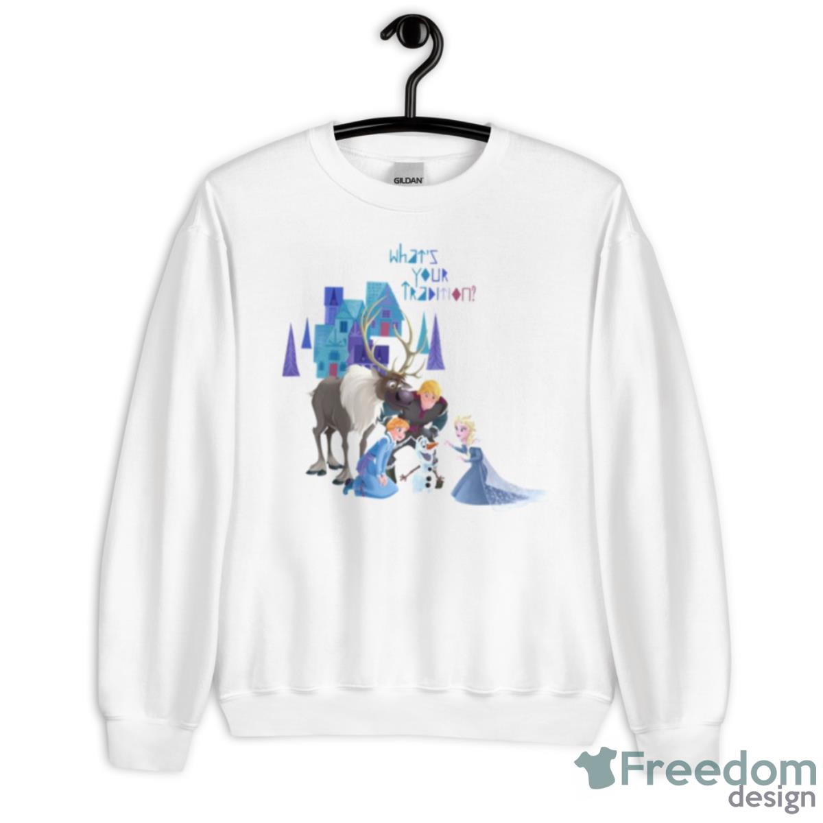 Frozen What’s Your Tradition Shirt - Unisex Heavy Blend Crewneck Sweatshirt