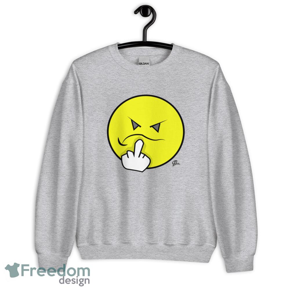 Fuck You Middle Finger Emoji by GT Artland T Shirt - Unisex Heavy Blend Crewneck Sweatshirt Fuck You Middle Finger Emoji by GT Artland T Shirt - Unisex Heavy Blend Crewneck Sweatshirt