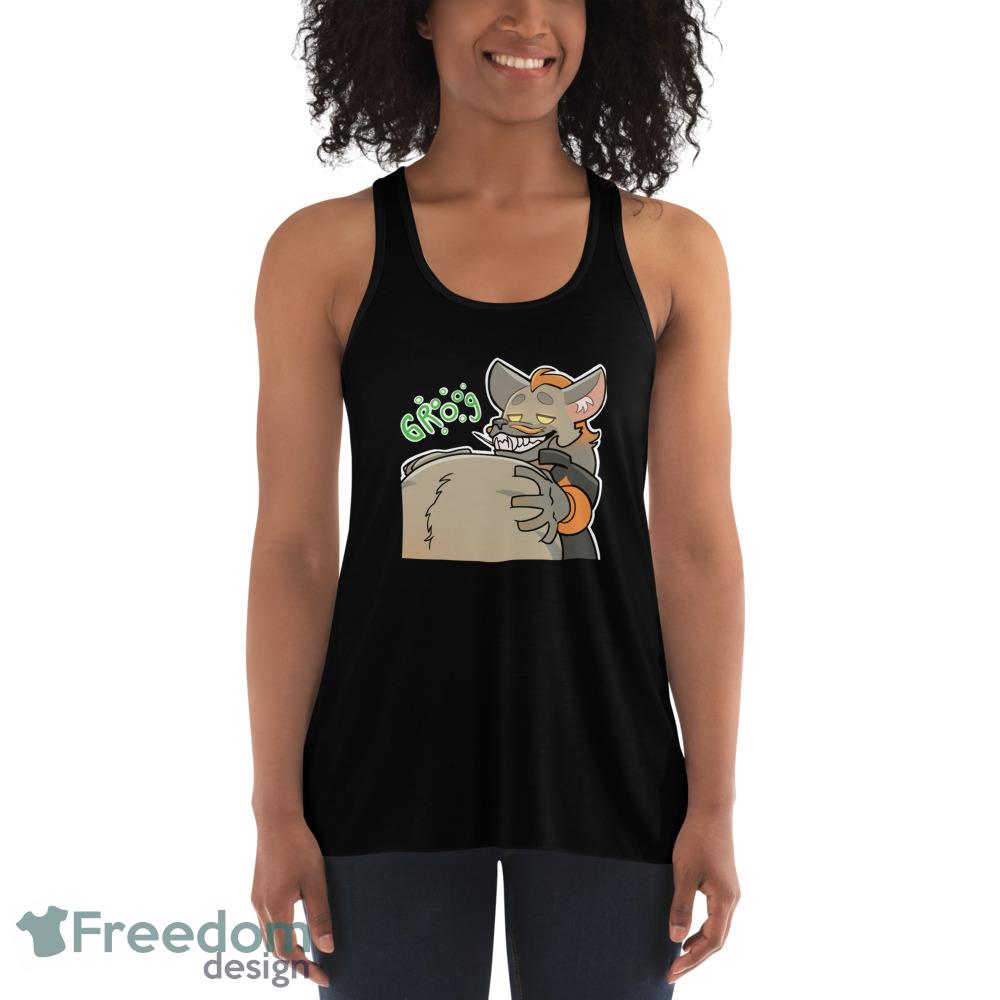 Full Belly funny T shirt - 8800 Women_s Flowy Racerback Tank Full Belly funny T shirt - 8800 Women_s Flowy Racerback Tank